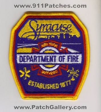 Syracuse Department of Fire (New York)
Thanks to diveresq5 for this scan.
