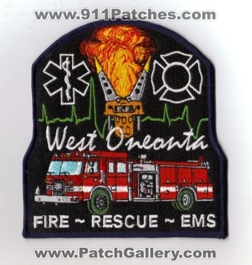 West Oneonta Fire Rescue EMS (New York)
Thanks to diveresq5 for this scan.
