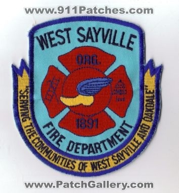 West Sayville Fire Department (New York)
Thanks to diveresq5 for this scan.

