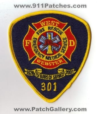 West Webster FD 75 Years of Service (New York)
Thanks to diveresq5 for this scan.
Keywords: fire department rescue 301