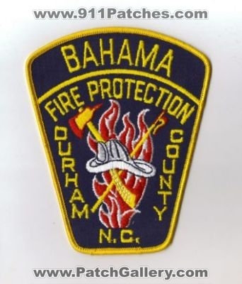 Bahama Fire Protection (North Carolina)
Thanks to diveresq5 for this scan.
County: Durham
