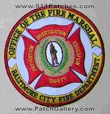Baltimore City Fire Office of the Fire Marshal (Maryland)
Thanks to diveresq5 for this picture.
Keywords: department