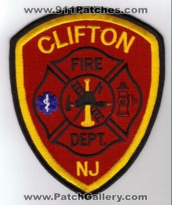 Clifton Fire Dept (New Jersey)
Thanks to diveresq5 for this scan.
Keywords: department