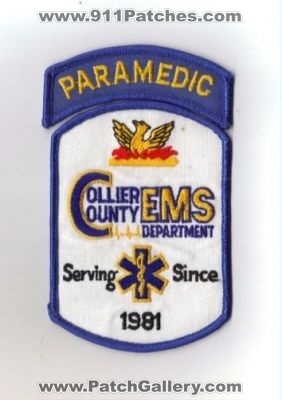 Collier County EMS Department Paramedic (Florida)
Thanks to diveresq5 for this scan.
