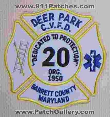 Deer Park C.V.F.D. (Maryland)
Thanks to diveresq5 for this picture.
County: Garrett
Keywords: cvfd 20