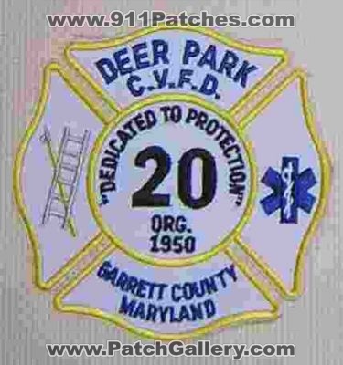 Deer Park C.V.F.D. (Maryland)
Thanks to diveresq5 for this picture.
County: Garrett
Keywords: cvfd 20