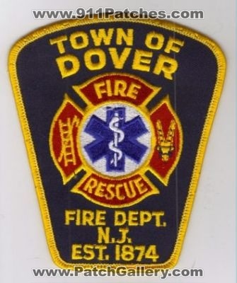 Dover Fire Rescue (New Jersey)
Thanks to diveresq5 for this scan.
Keywords: town of department dept