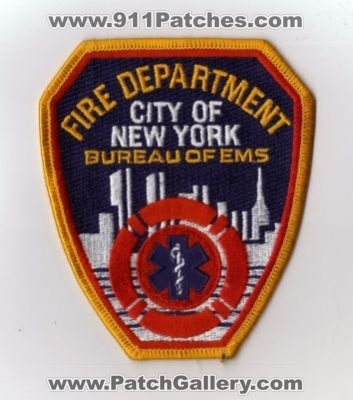 FDNY Fire Department Bureau of EMS (New York)
Thanks to diveresq5 for this scan.
Keywords: city of