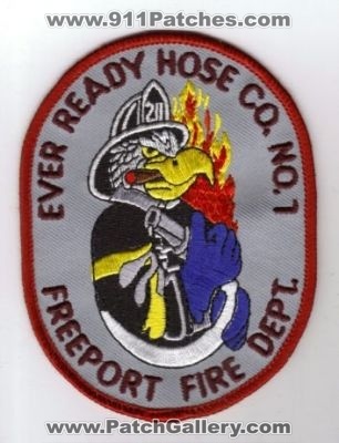 Freeport Fire Dept Ever Ready Hose Co No 1 (New York)
Thanks to diveresq5 for this scan.
Keywords: department company number #
