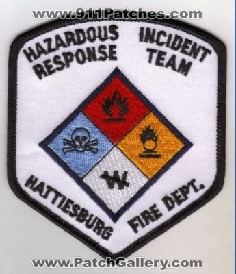 Hattiesburg Fire Dept Hazardous Incident Response Team (Mississippi)
Thanks to diveresq5 for this scan.
Keywords: department hazmat mat