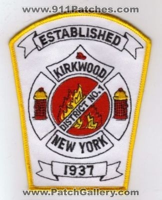 Kirkwood Fire District No 1 (New York)
Thanks to diveresq5 for this scan.
Keywords: number