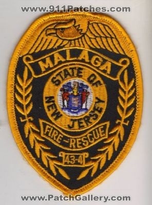 Malaga Fire Rescue (New Jersey)
Thanks to diveresq5 for this scan.
