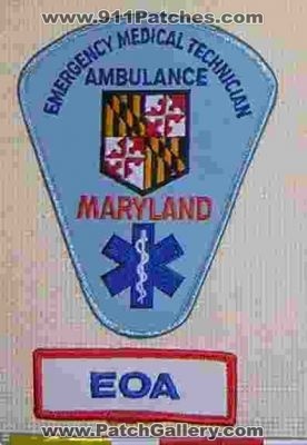 Maryland Emergency Medical Technician Ambulance EOA
Thanks to diveresq5 for this picture.
Keywords: ems emt
