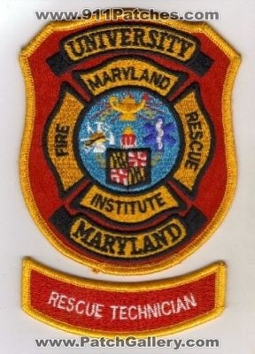 University of Maryland Fire Rescue Institute Rescue Technician
Thanks to diveresq5 for this scan.
