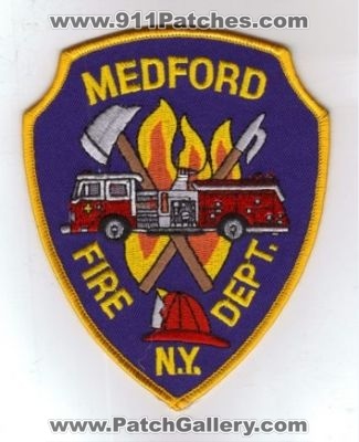 Medford Fire Dept (New York)
Thanks to diveresq5 for this scan.
Keywords: department