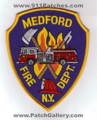 Medford Fire Dept (New York)
Thanks to diveresq5 for this scan.
Keywords: department