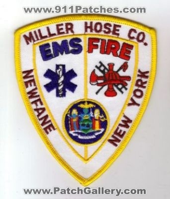 Miller Hose Co Fire EMS (New York)
Thanks to diveresq5 for this scan.
Keywords: company newfane
