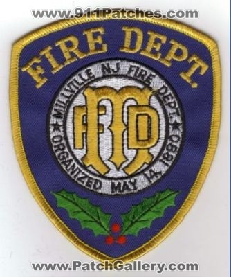 Millville Fire Dept (New Jersey)
Thanks to diveresq5 for this scan.
Keywords: department