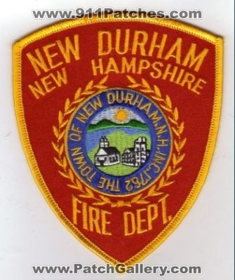 New Durham Fire Dept (New Hampshire)
Thanks to diveresq5 for this scan.
Keywords: department town of