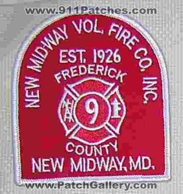 New Midway Vol Fire Co Inc (Maryland)
Thanks to diveresq5 for this picture.
County: Frederick
Keywords: volunteer company 9