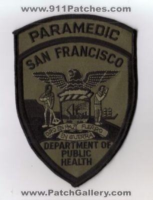 San Franciso Department of Public Health Paramedic (California)
Thanks to diveresq5 for this scan.
Keywords: ems