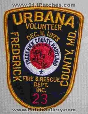 Urbana Volunteer Fire & Rescue Company Inc 23 (Maryland)
Thanks to diveresq5 for this picture.
County: Frederick
Keywords: and