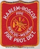 Harlem Roscoe Fire Prot Dist (Illinois)
Thanks to lincolnlandpatches for this scan.
Keywords: protection district rescue medical