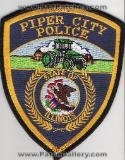 Piper City Police (Illinois)
Thanks to lincolnlandpatches for this scan.
