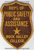 Rock Valley College Public Safety (Illinois)
Thanks to lincolnlandpatches for this scan.
Keywords: police department dept of dps and assistance