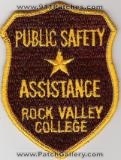 Rock Valley College Public Safety (Illinois)
Thanks to lincolnlandpatches for this scan.
Keywords: police department of dps