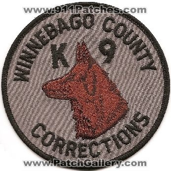 Winnebago County Corrections K-9 (Illinois)
Thanks to lincolnlandpatches for this scan.
Keywords: k9 doc