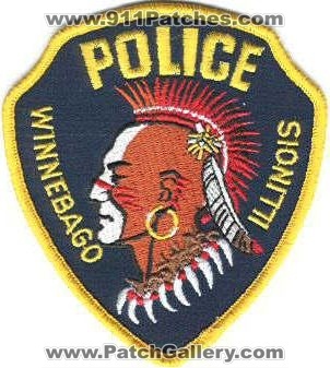 Winnebago Police (Illinois)
Thanks to lincolnlandpatches for this scan.
