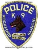 Rockford Police K-9 (Illinois)
Thanks to lincolnlandpatches for this scan.
Keywords: k9