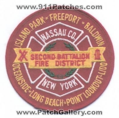Nassau County Fire District Second Battalion (New York)
Thanks to djslyd for this scan.
Keywords: island park freeport baldwin oceanside long beach point lookout lido