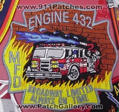MFD Engine 432 (New York)
Thanks to HDEAN for this picture.
Keywords: fire department