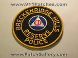 Breckenridge Hills Police Department Reserve CD (Missouri)
Thanks to badboz for this picture.
Keywords: dept. civil defense