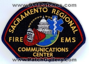 Sacramento Regional Fire EMS Communications Center (California)
Thanks to PaulsFirePatches.com for this scan.
