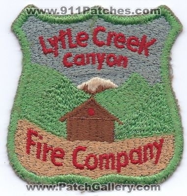 Lytle Creek Canyon Fire Company (California)
Thanks to Paul Howard for this scan.
