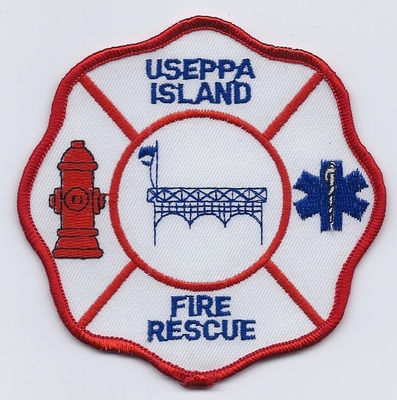 Useppa Island Fire Rescue Department Patch (Florida)
Thanks to Paul Howard for this scan.
Keywords: dept.