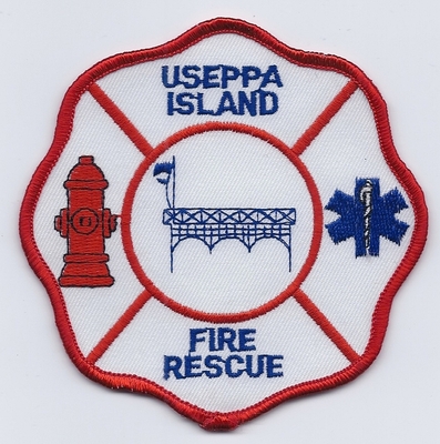Useppa Island Fire Rescue Department Patch (Florida)
Thanks to Paul Howard for this scan.
Keywords: dept.