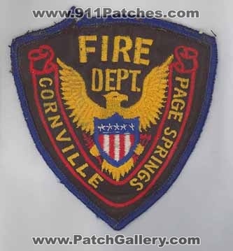Cornville Page Springs Fire Department (Arizona)
Thanks to firevette for this scan.
Keywords: dept