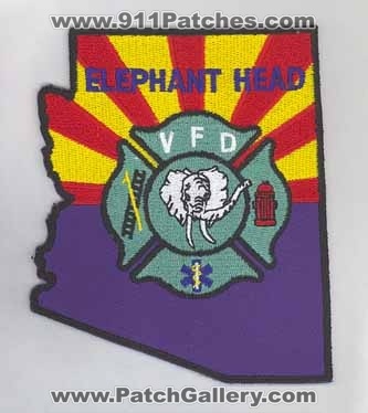 Elephant Head Volunteer Fire Department (Arizona)
Thanks to firevette for this scan.

Keywords: vfd