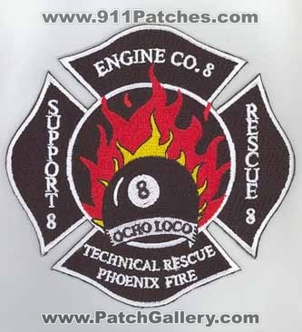 Phoenix Fire Station 8 (Arizona)
Thanks to firevette for this scan.
Keywords: engine company support rescue technical rescue