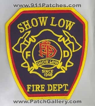 Show Low Fire Department (Arizona)
Thanks to firevette for this scan.
Keywords: dept fd