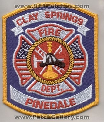 Clay Springs Pinedale Fire Department (Arizona)
Thanks to firevette for this scan.
Keywords: dept.