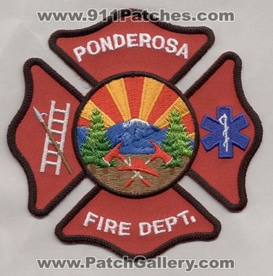 Ponderosa Fire Department (Arizona)
Thanks to firevette for this scan.
Keywords: dept.