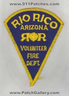 Rio Rico Volunteer Fire Department (Arizona)
Thanks to firevette for this scan.
Keywords: dept rr