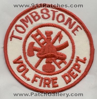 Tombstone Volunteer Fire Department (Arizona)
Thanks to firevette for this scan.
Keywords: vol. dept.