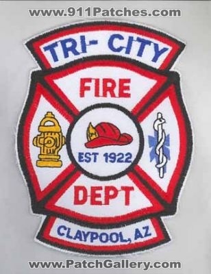 Tri-City Fire Department (Arizona)
Thanks to firevette for this scan.
Keywords: dept claypool