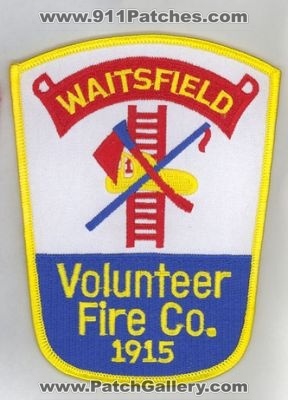 Waitsfield Volunteer Fire Company (Vermont)
Thanks to firevette for this scan.
